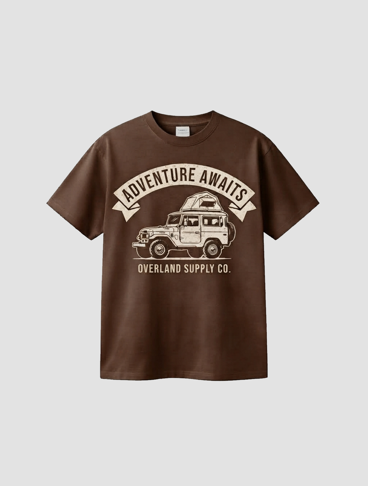 The Outdoor Expedition Black Crewneck
