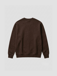 Topographic Compass Brown Sweatshirt