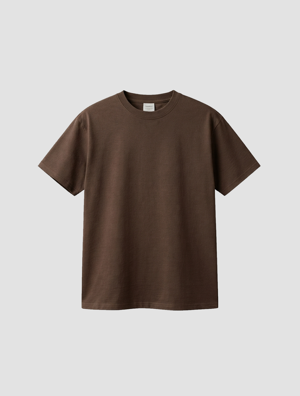 Classic Everyday Brown Crewneck T-Shirt