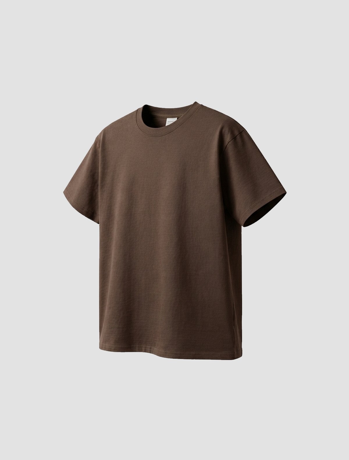 Classic Everyday Brown Crewneck T-Shirt