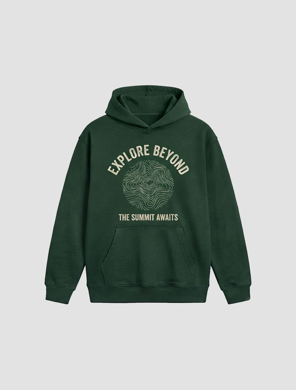 Summit Trails Forest Green Hoodie