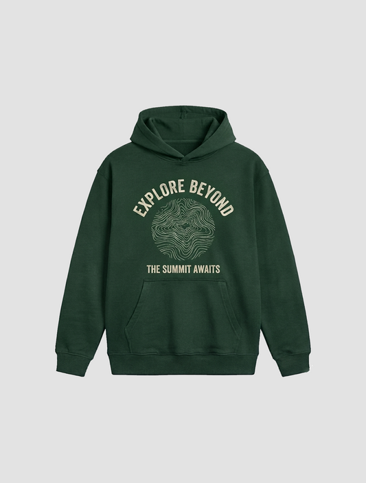 Summit Trails Forest Green Hoodie