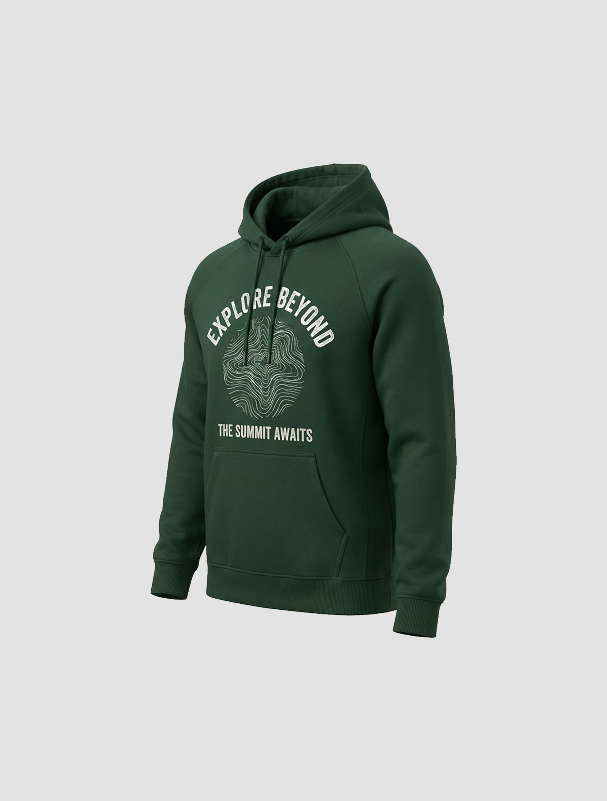 Summit Trails Forest Green Hoodie