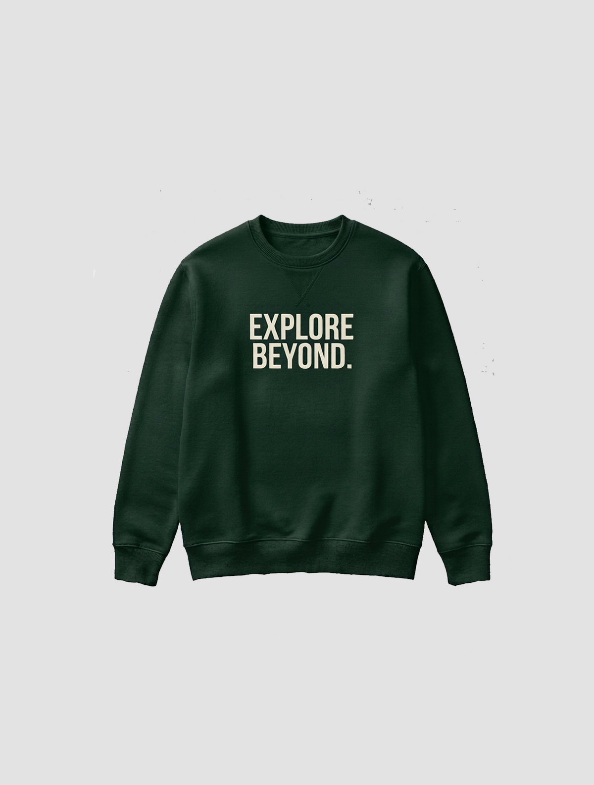 The Horizon Seeker Bold Typography Pullover