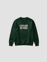 The Horizon Seeker Bold Typography Pullover