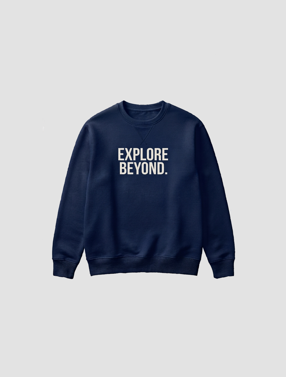 The Horizon Seeker Bold Typography Pullover