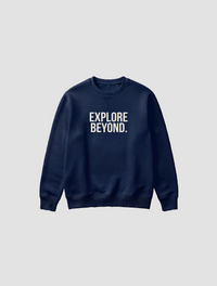 The Horizon Seeker Bold Typography Pullover