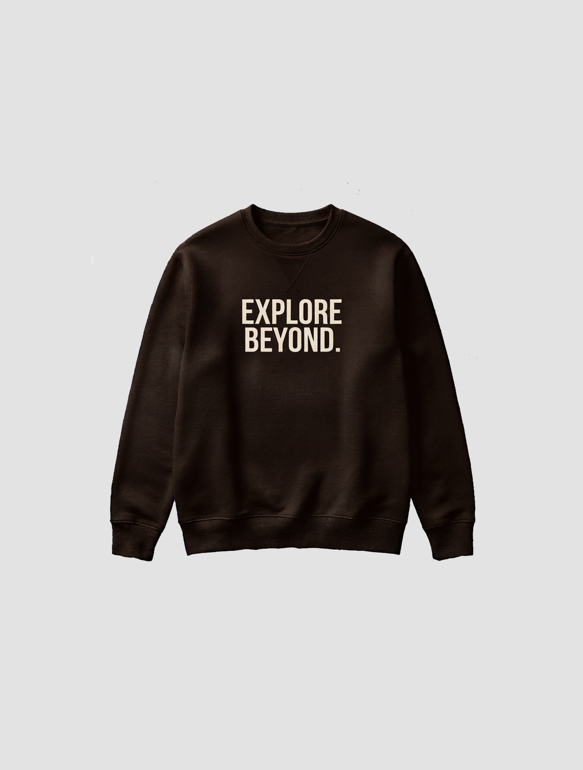 The Horizon Seeker Bold Typography Pullover