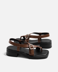 Open Toe Slip On Platforms - White - Devmax3 - Blackpink - 599000.0 - Hi!