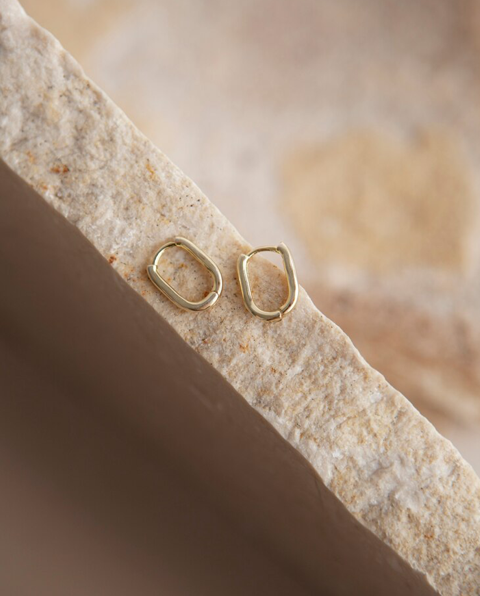 Paperclip Hoop Earrings - Devmax3 - Blackpink - 599000.0 - Hi!