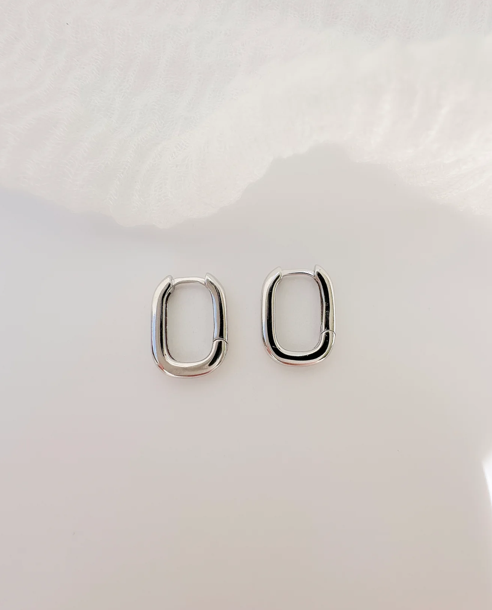 Paperclip Hoop Earrings - Devmax3 - Blackpink - 599000.0 - Hi!